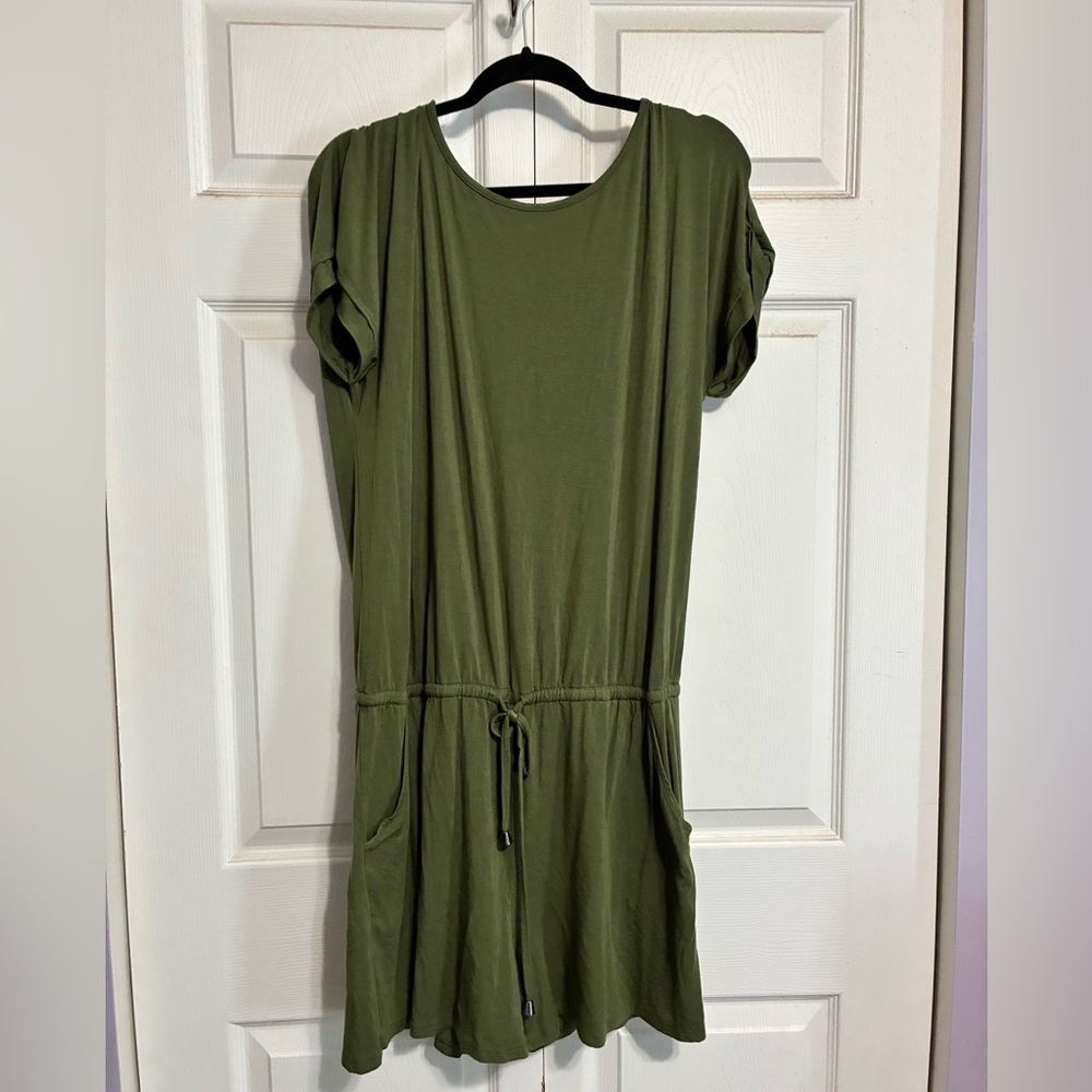Green Short Sleeve Jumpsuit